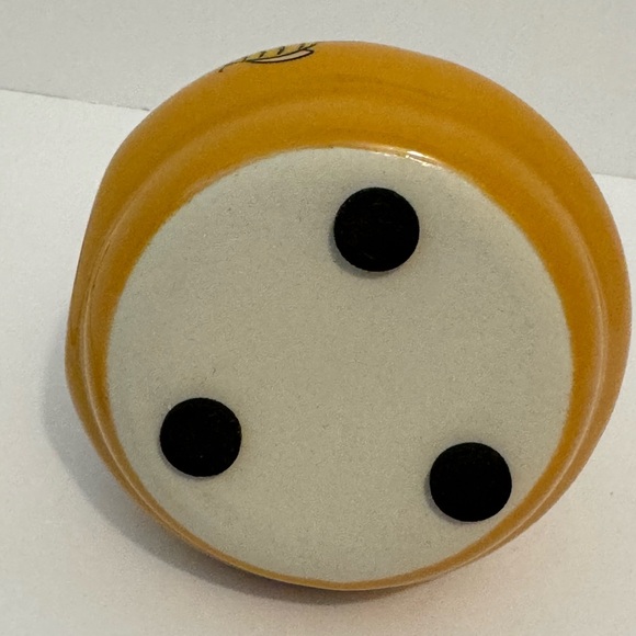 Honey Pot Beehive Honey Miel Lidded Ceramic Pot with Wood Dipper - Picture 3 of 7